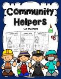 Community Helpers Cut And Paste Worksheets & Teaching Resources | TpT