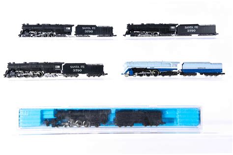 Lot 631 - N Gauge American Steam Locomotives with