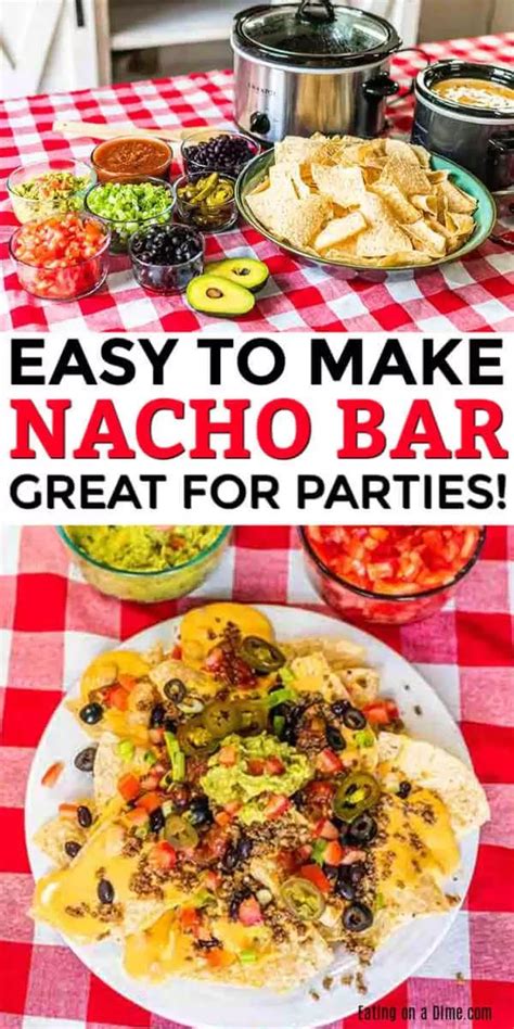 Nacho Bar | Nacho bar, Mexican food recipes easy, Food