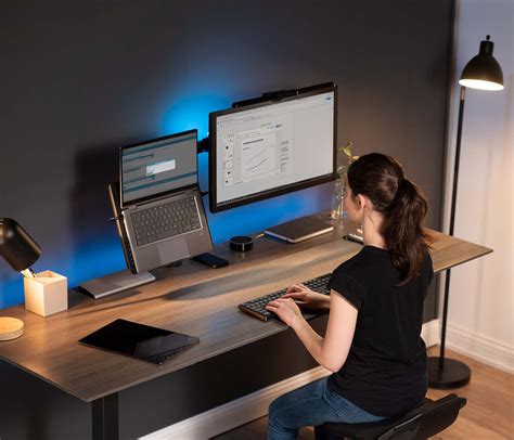 STAND-V002C Single Monitor and Laptop Desk Mount – VIVO - desk solutions, screen mounting, and more