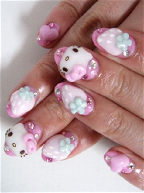 Hello Kitty Nail Art Ideas|