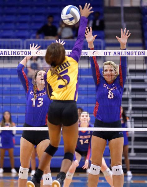 UTA volleyball sweeps Prairie View A&M University during Maverick ...