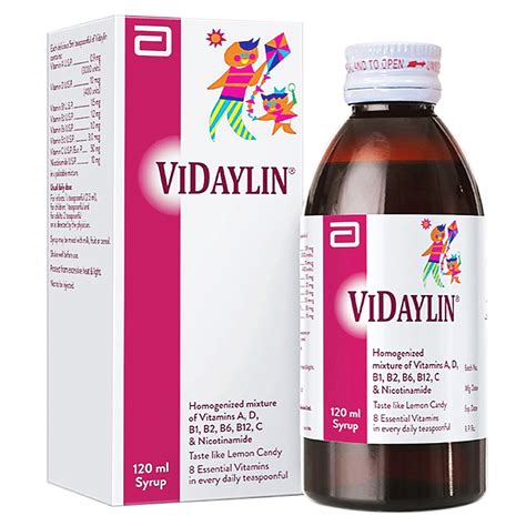 Buy Abbott Vidaylin Syrup 120ml Online in Pakistan | My Vitamin Store ...