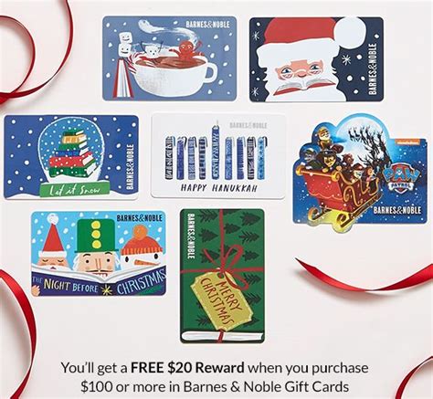 Free $20 Reward card when you purchase $100 or more in Barnes & Noble ...