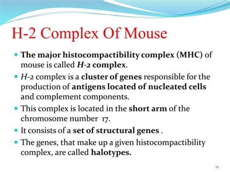 Major Histocompatibility complex | PPT