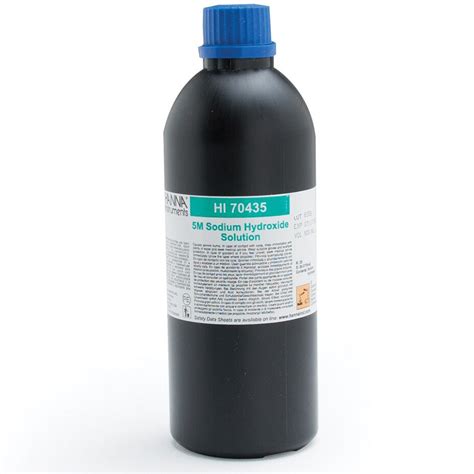 Sodium Hydroxide Solution 5M, 500 mL | Alat-Test.Com