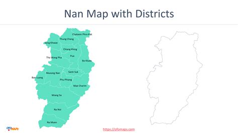 Nan Map of Thailand - OFO Maps