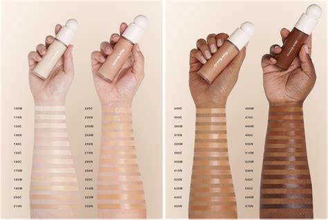 No-breakout makeup: Rare Beauty Liquid Touch Weightless Foundation | b