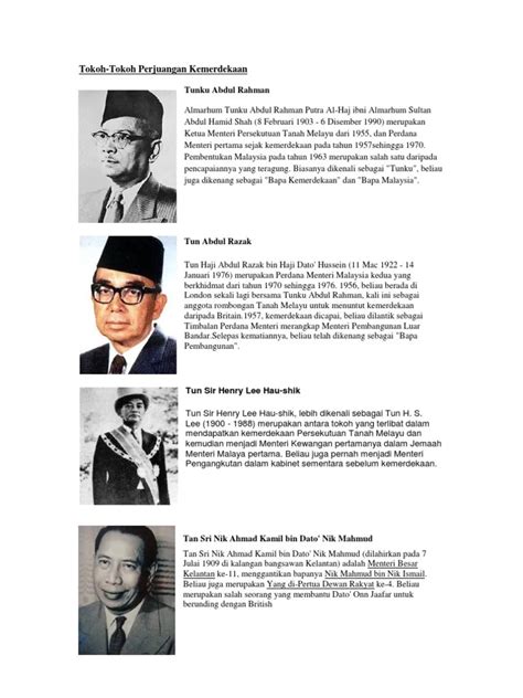 Gambar Tokoh Negara Malaysia Yang Terkini - 53+ Koleksi Gambar