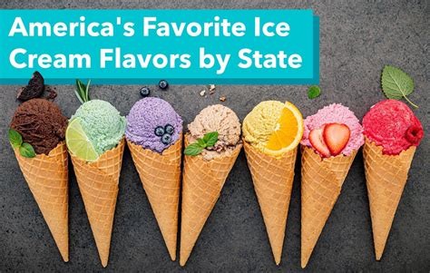 America's Favorite Ice Cream Flavors by State - Frozen Dessert Supplies