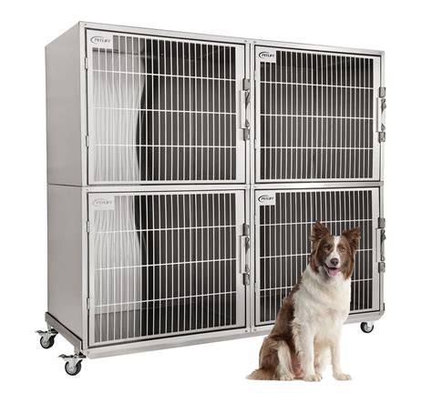 VetLine Stainless Steel Cages | PetLift