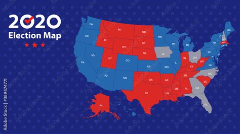 Democrats Vs Republicans Map