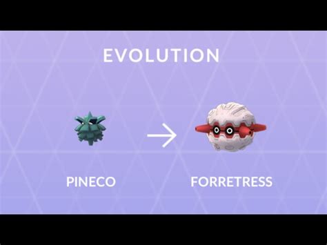 Forretress Complete Evolution Chain! Pineco Evolving Into Forretress ...