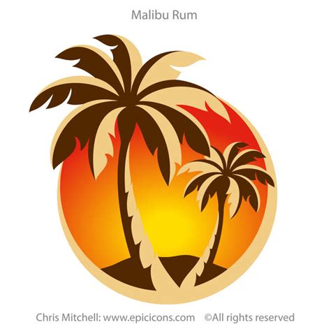 Malibu Rum Logo Brand Icon | Epicicons