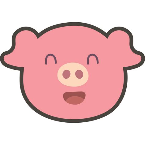 Pig face animal cartoon 11458586 PNG