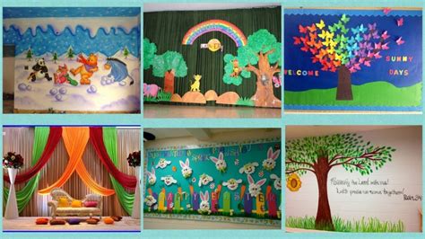 Discover 76+ backdrop decoration ideas for school best - seven.edu.vn