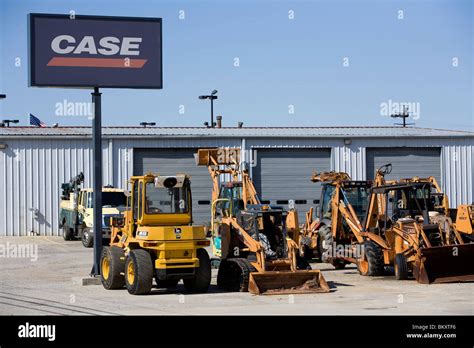 Case heavy construction equipment Stock Photo - Alamy