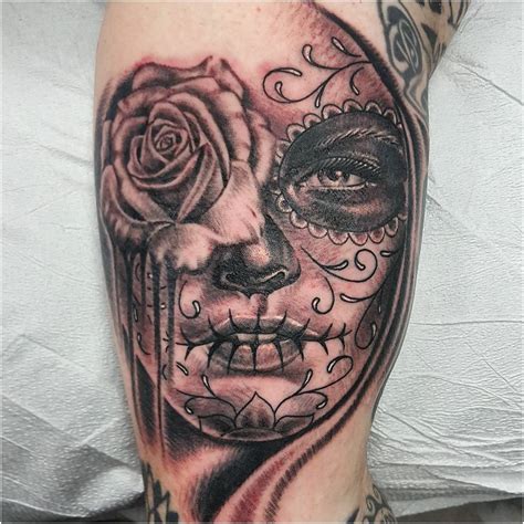 90+ Best Day of the Dead Tattoos -Designs & Meanings (2019)