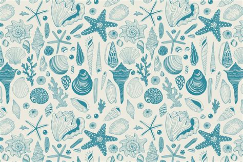 Sea Shells Wallpaper - Bring the Beach Home | Happywall