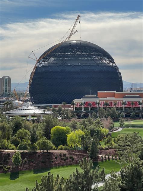 World’s largest sphere nearing completion in Las Vegas | Courthouse ...