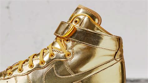 Gold Glory: Gold Nike Air Force 1 and Nike Air Max 90