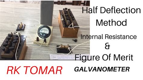 Half deflection method // Resistance and Figure of merit of ...