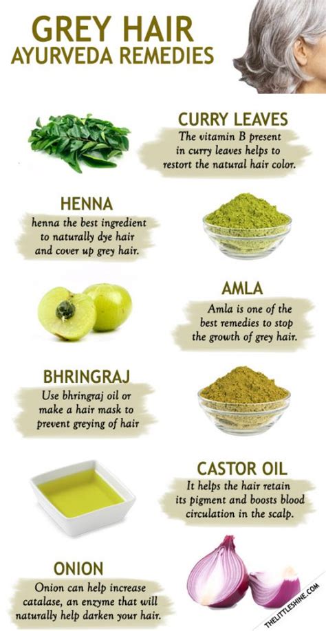 Ayurvedic Remedies to stop and reverse Grey Hair - The Little Shine