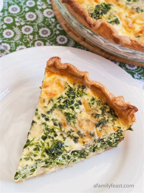 Spinach and Cheddar Quiche | Quiche recipes, Recipes, Cooking recipes