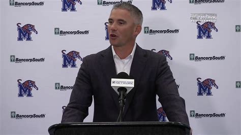 Memphis Football: Mike Norvell UCF Press Conference - YouTube