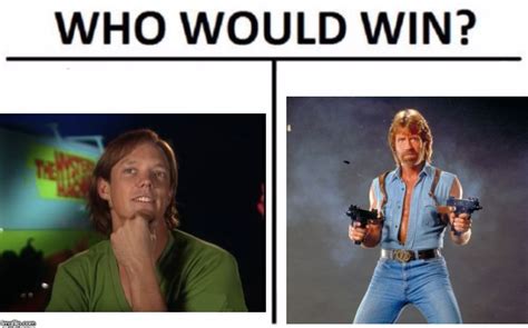 Shaggy at 1% power VS Chuck Norris : r/ComedyHitmen