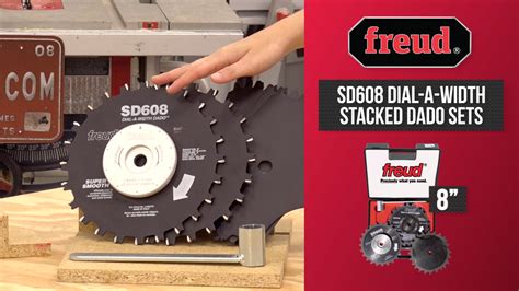 Freud SD608 Dial-A-Width Dado Set - SawbladeTV