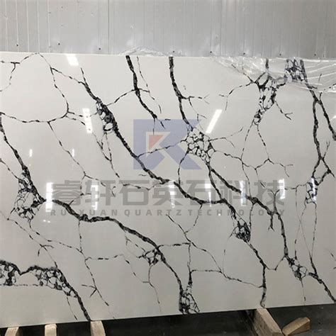 Calacatta Laza Quartz Slab - China Rquartz Surfaces Manufacturer - LYC