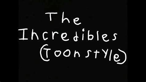 The Incredibles (Toon Style) Cast Video (Merry Christmas) - YouTube