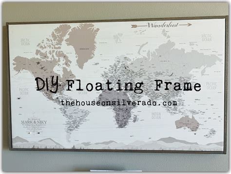 How to Build a DIY Floating Frame - The House on Silverado