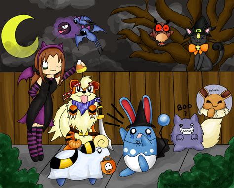 Pokemon Halloween by Sakura4789 on DeviantArt