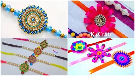 How to Make Handmade Rakhi Designs for Rakshabandhan - K4 Craft