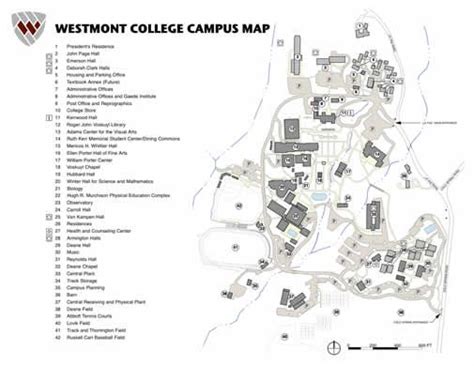 Westmont Campus Map