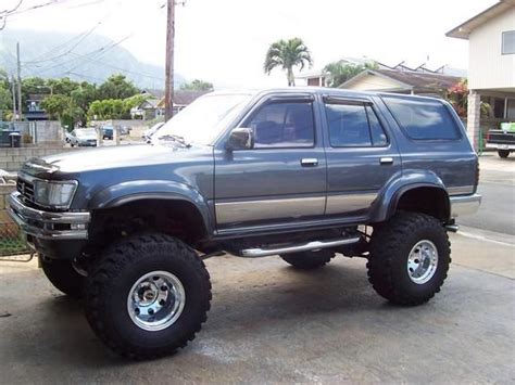 Car #16 - 1995 Toyota 4runner 5 speed with lift kit and big tires. Suv ...