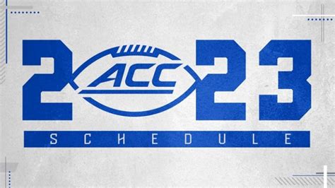 Get Ready for Kickoff: ACC College Football Schedule 2023/24 Announced