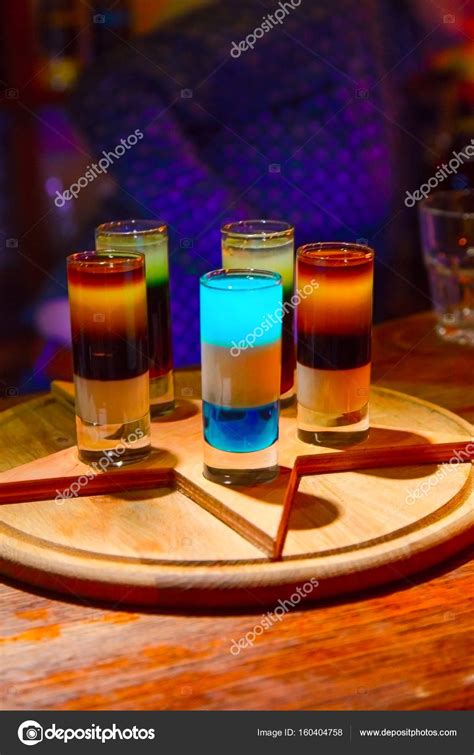 Colorful Alcohol Shots