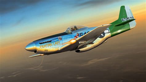 P 51 Mustang Paintings