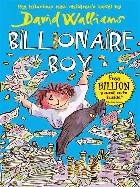 My book reviews : Billionaire Boy by David Walliams A book review.