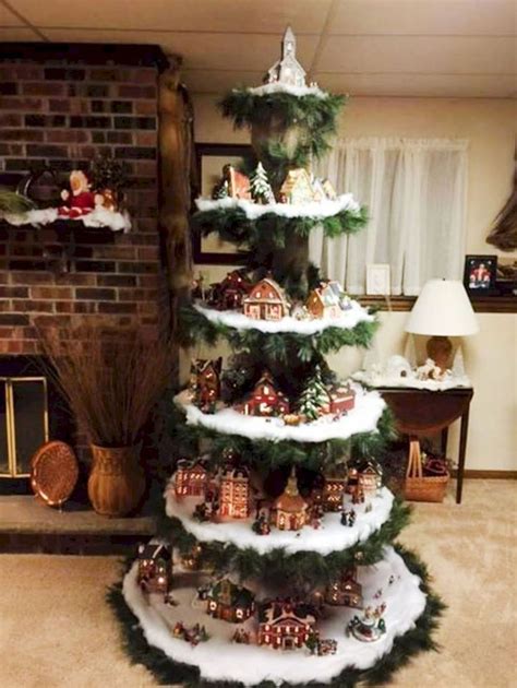 Best Christmas Tree Decorations Ideas 12 | Christmas tree village ...