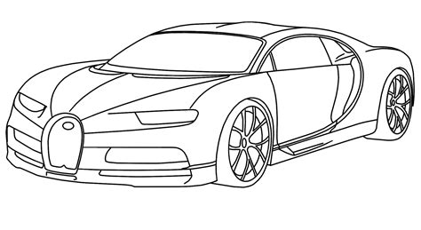 Bugatti Chiron Drawings - Drawing.rjuuc.edu.np