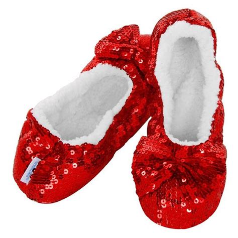 Snoozies Ballerina Bling Sequin Sherpa Fleece Cosy Foot Covering Slippers New | eBay