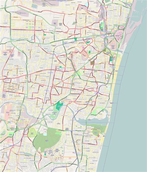 Base Map Of Chennai City Download Scientific Diagram