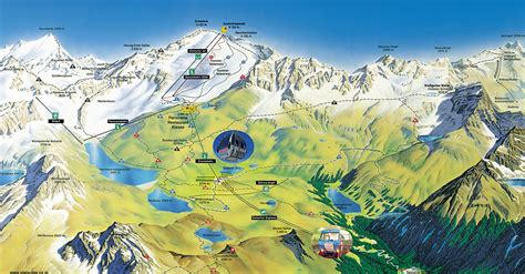 BERGFEX: Panoramic map Mölltaler Gletscher: Map Mölltaler Gletscher ...