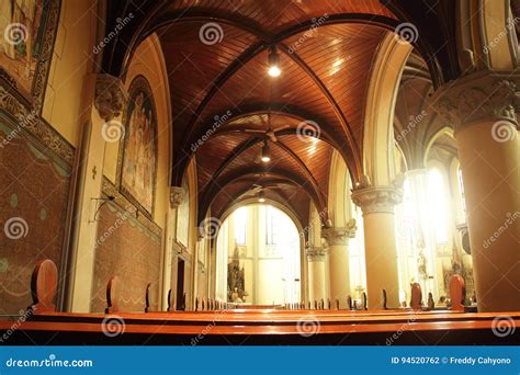 JAKARTA. May 29th, 2017. Interior of Jakarta Cathedral Editorial Photography - Image of ...