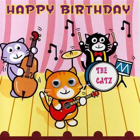 musical cats | Free singing birthday cards, Happy birthday greeting ...