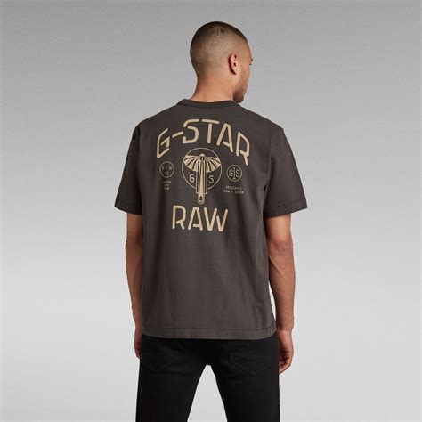 Back Logo Loose T-Shirt | Grey | G-Star RAW®